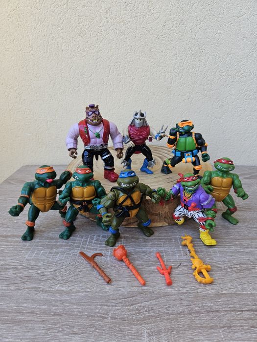 Vintage TMNT Teenage Mutant Ninja Turtles Figures Lot 1988–1993 – Playmates