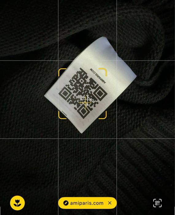 Чоловічий Вʼязаний светр кофта Ami  Black