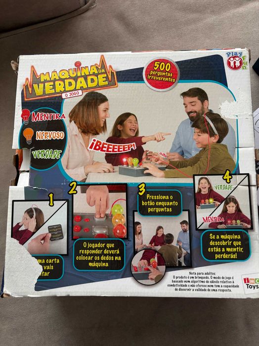 Jogo de Tabuleiro A Maquina da Verdade