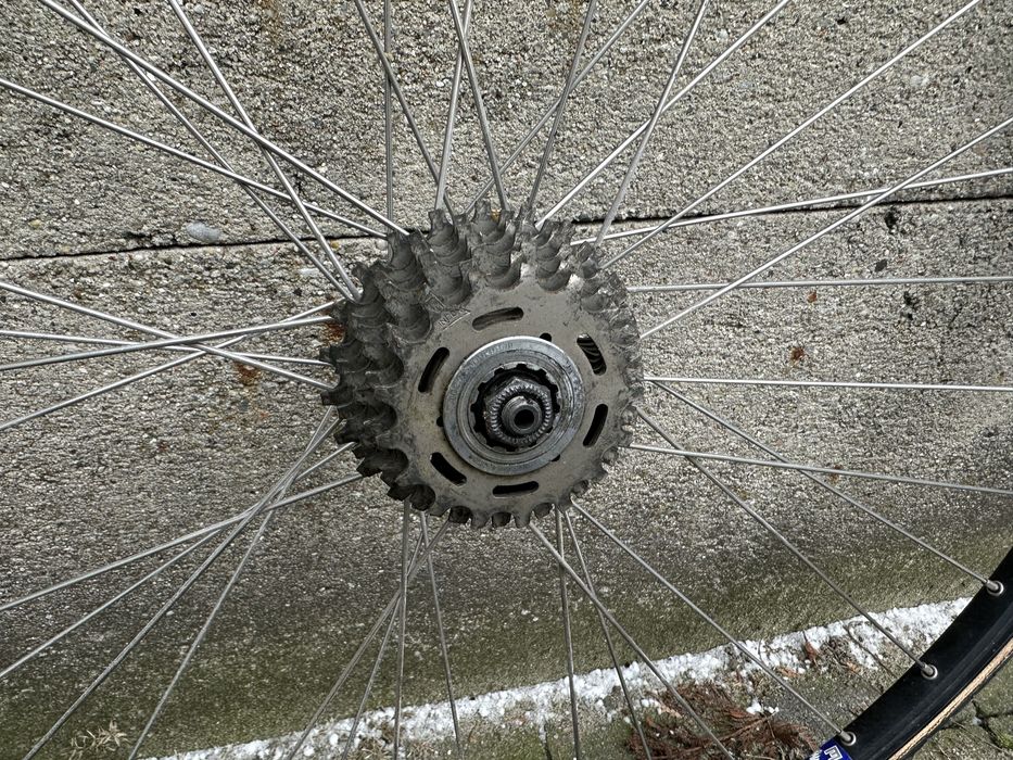 Retro komplet kół rowerowych Campagnolo Record Ambrosio Excursion 662