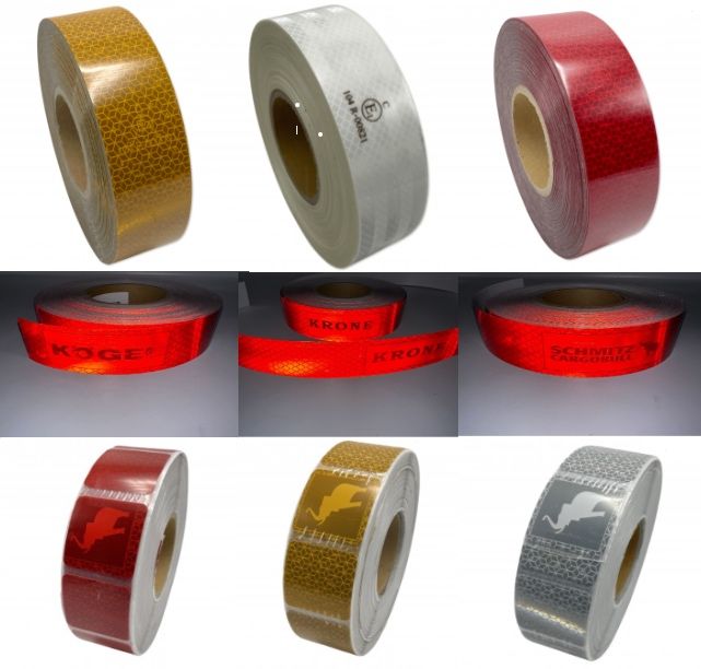 Светоотражающая лента отражатель прицепа Kogel Krone Schmitz