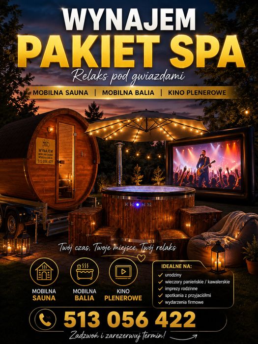 WYNAJEM Mobilna balia - Jacuzzi