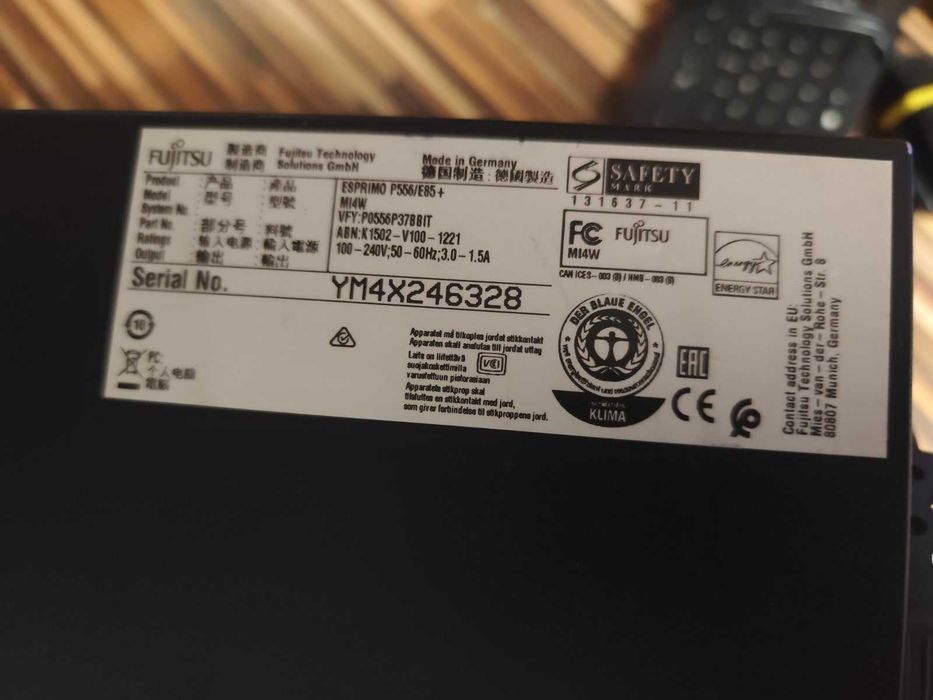ПК Fujitsu Esprimo P556 E85+/Core i7/SSD750GB. Гарний стан.