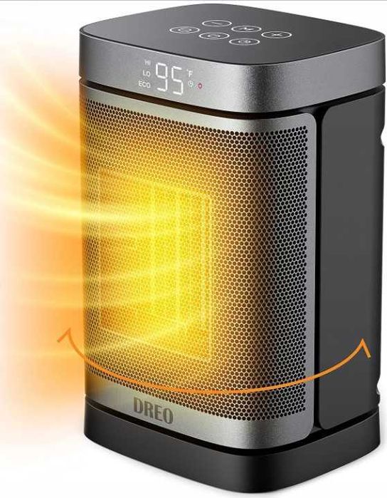 Farelka - ogrzewacz - 1500 W - Chrom, Czarny