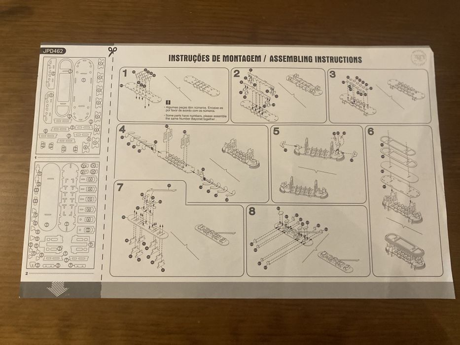 Puzzle 3D rm madeira - Eletrico 28