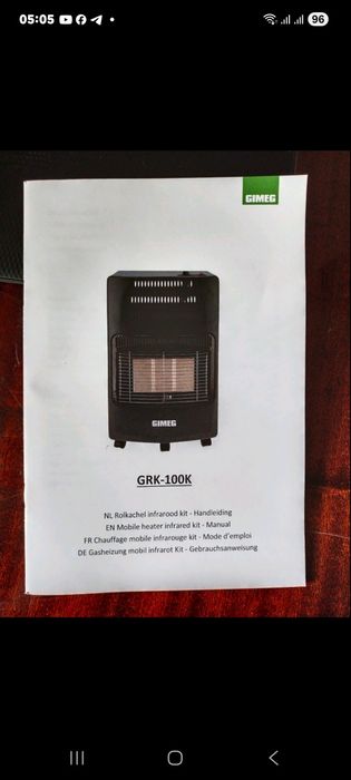 Обігрівач газовий Gimeg GRK 100Т