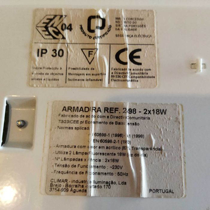 vendo candeeiro usado completo