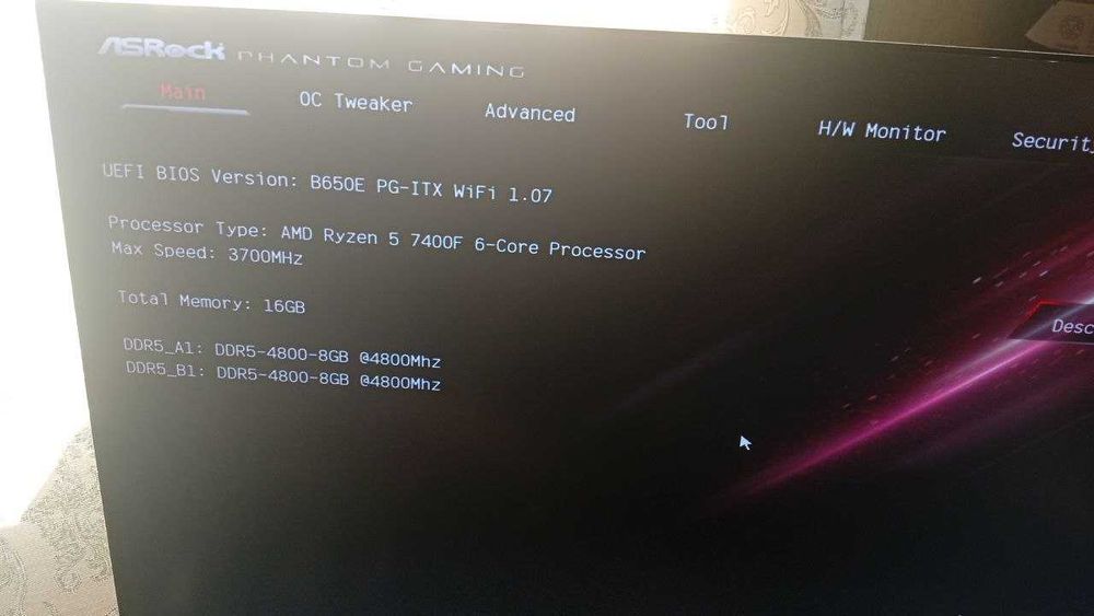 Материнская плата ASRock B650E PG-ITX WiFi