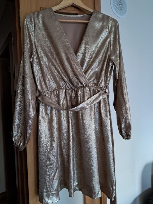 Golden Dress L NOVO