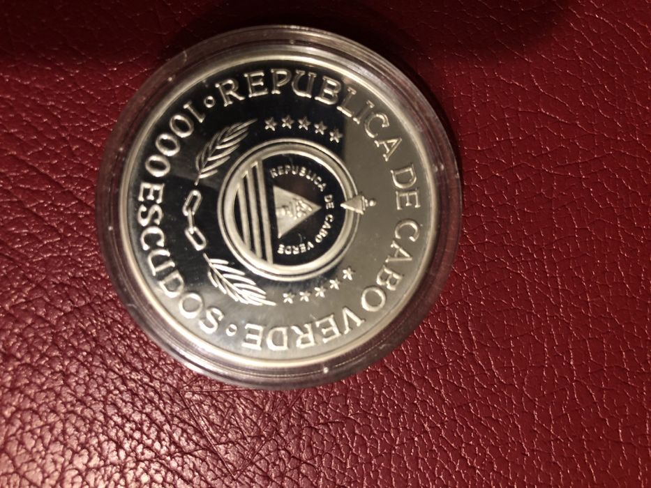 Moeda prata comemorativa tratado tordesilhas 1994