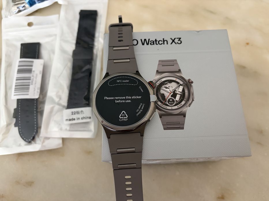 Oppo Watch X3 novo + extras!
