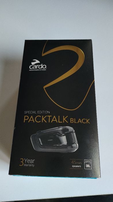 Interkom Cardo Packtalk Bold Black JBL
