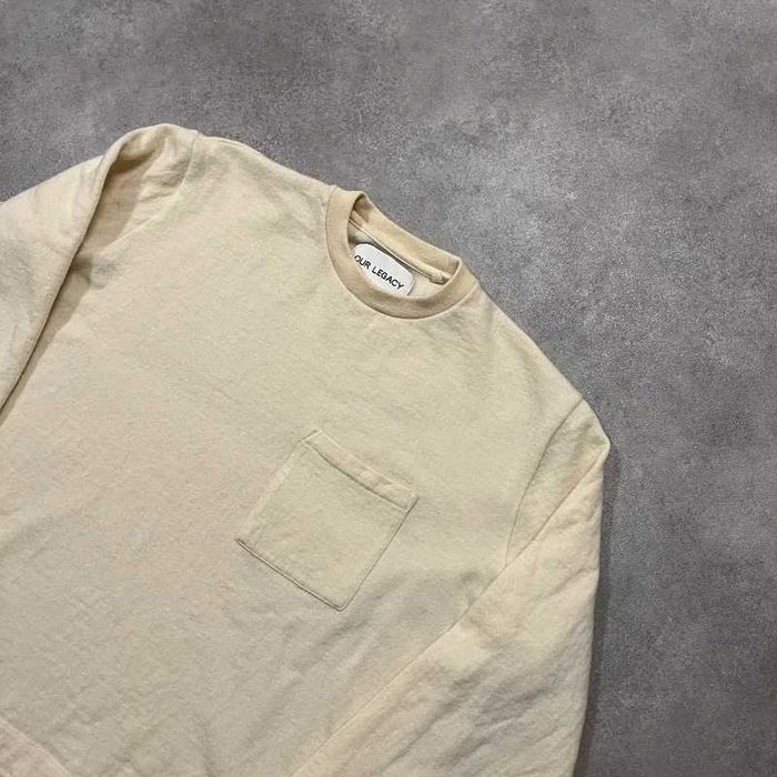 Bluza Sweter Our Legacy Wool Pocket Sweater Knit Trendy Baggy