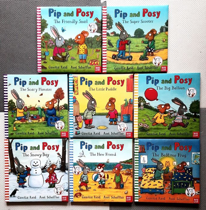 Axel Scheffler Pip and Posy The Super Scooter książka po angielsku