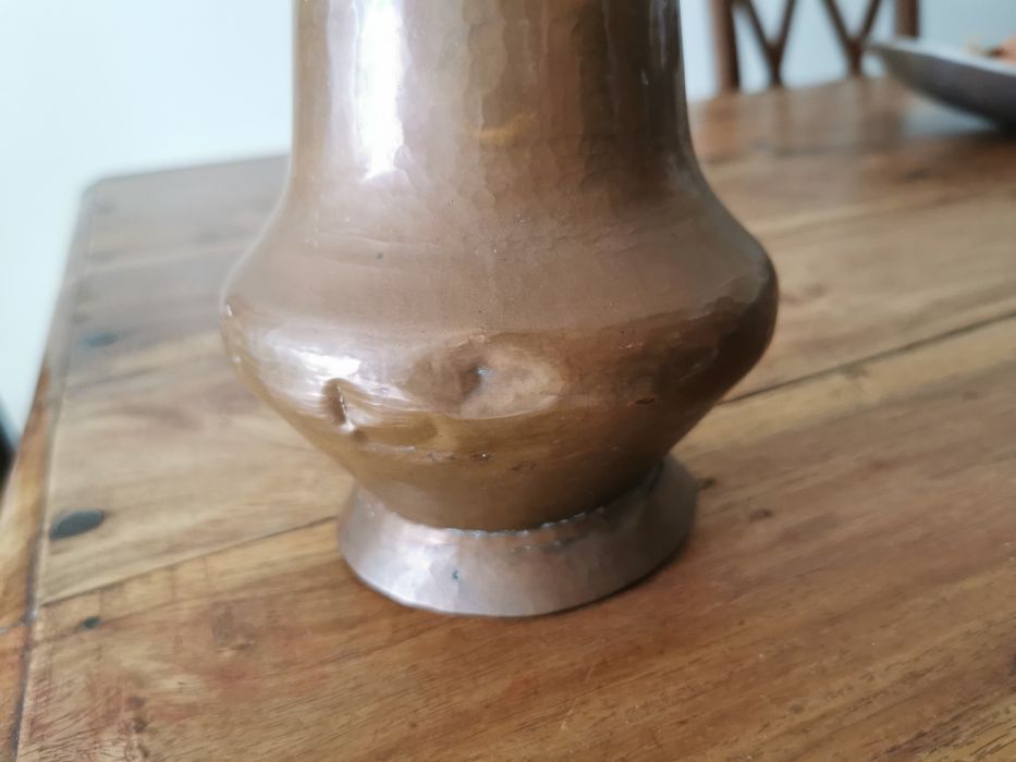 Peça decorativa em cobre