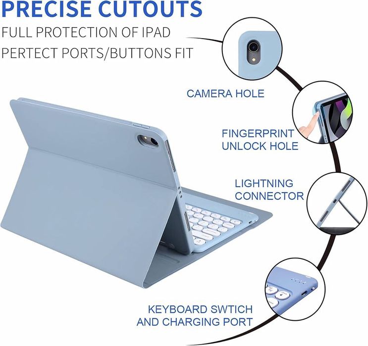 Touchpad Klawiatura Etui dla iPad Pro 11, air4/air5