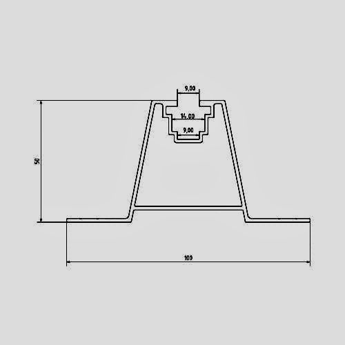 Кріплення для сонячних панелей для 1Х панелі безпрофільна система
