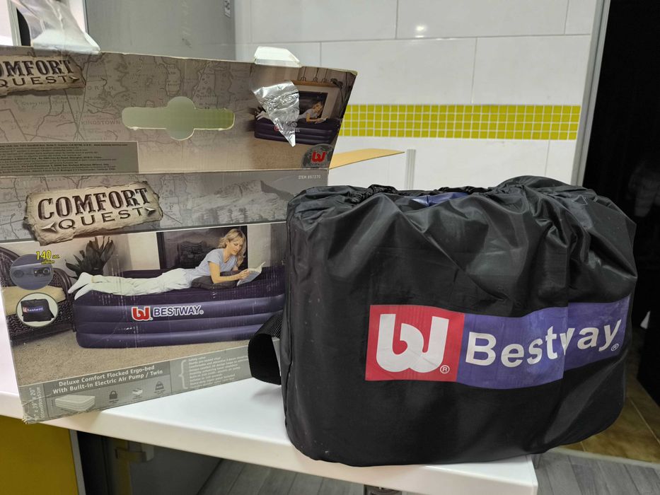 Colchão Novo C/Bomba Confort Besteway