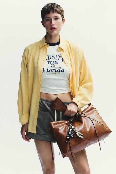 Сумка zara эко кожа вместительная