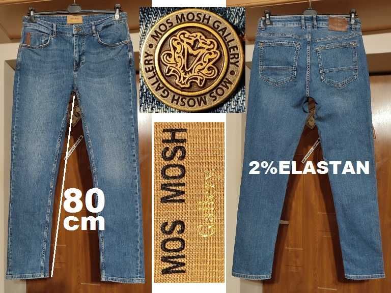 spodnie jeans MOS MOSH GALLERY PORTMAN W34 L32 pas 84 85 86 – 87 88 89