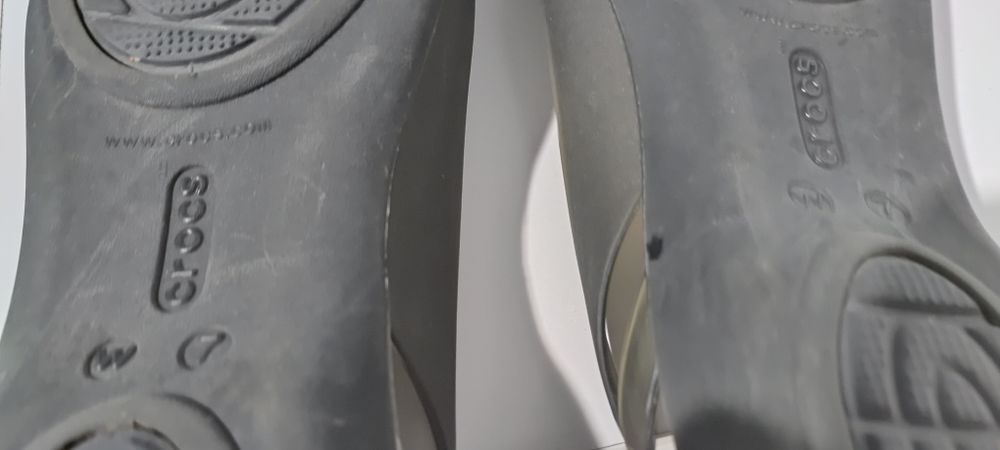 Baleriny crocsy czarne 36/37