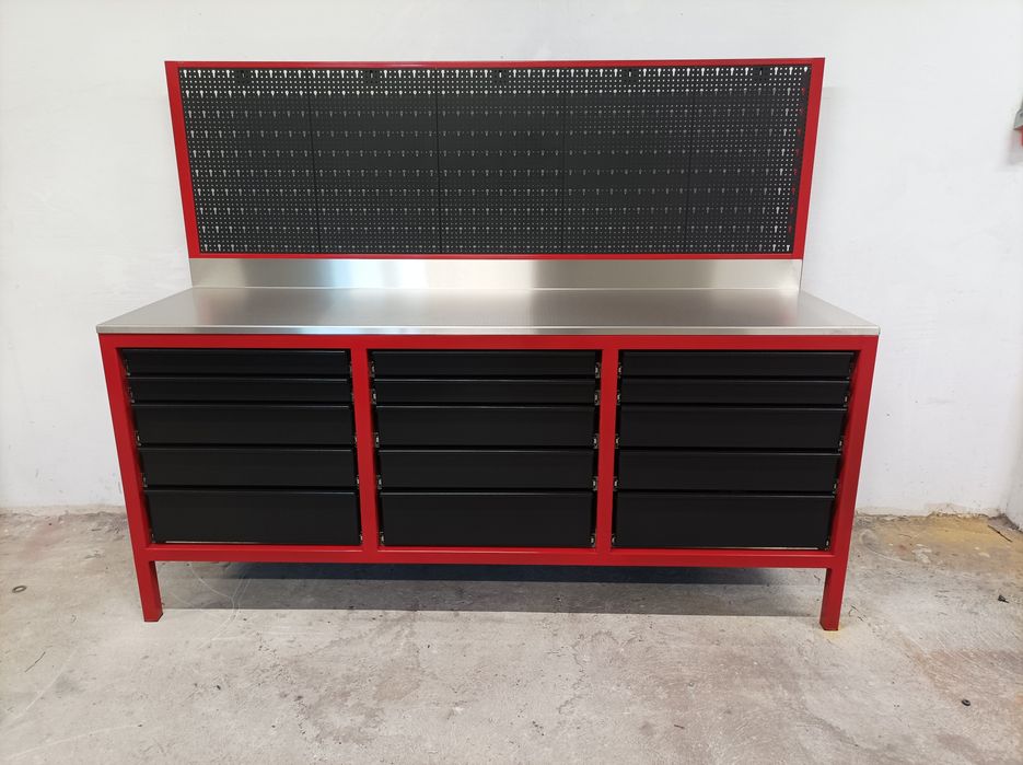 Stół warsztatowy metalowy 200x60 wys 90 solidny super jakość
