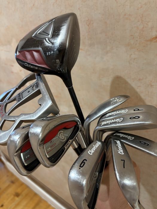 Conjunto Completo de Tacos de Golfe - Ferros, Driver, Wedge e Putter