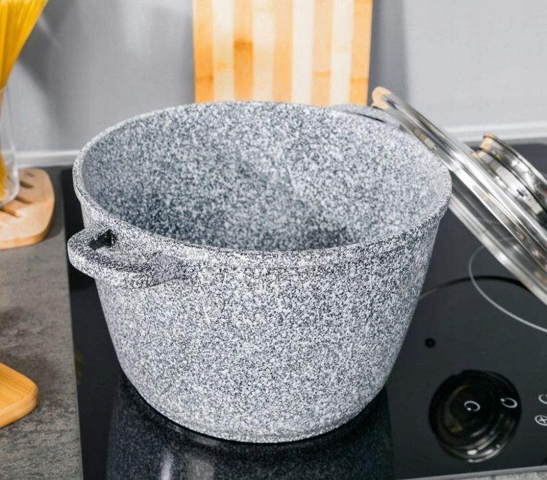 Zestaw garnków KlönBerg marmurkowe 6 el.