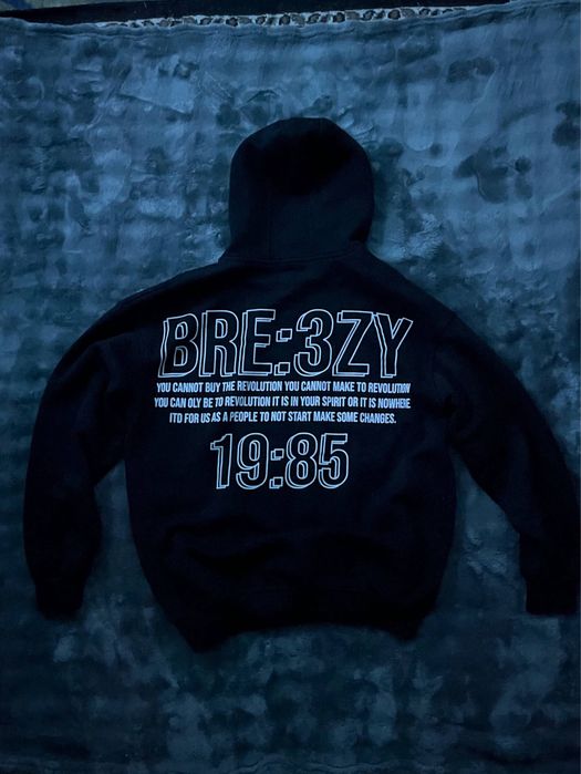 Унікальне оверсайз худі BREEZY "Revolution" 19:85 Streetwear