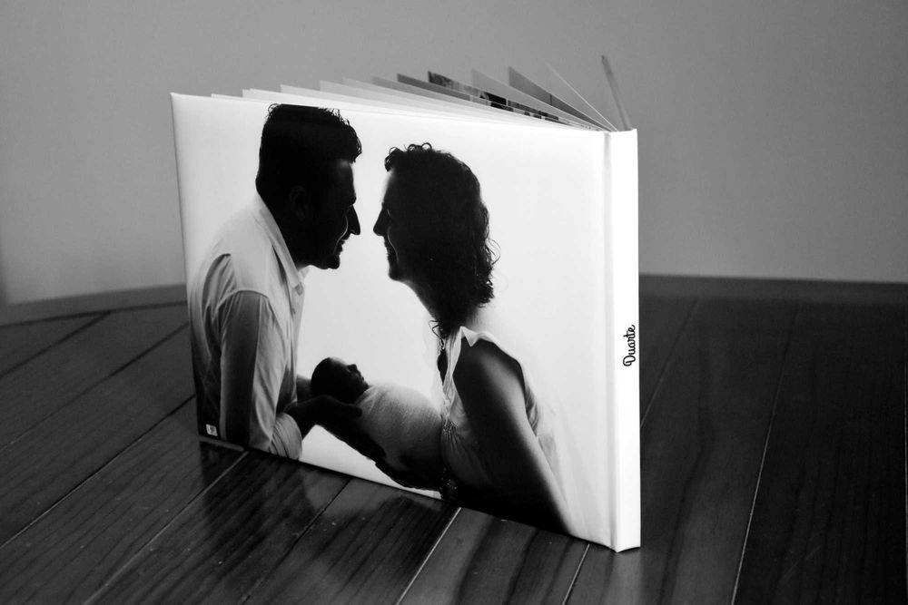 Álbum de fotografia: casamento, batizado, bebé, aniversário, viagem,..