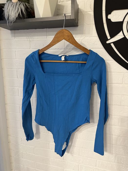 Боді в гарному синьому кольорі hm