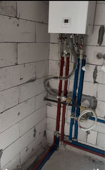 Монтаж системи опалення , теплі підлоги!!