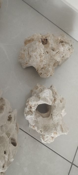 Rochas pedras brancas aquário