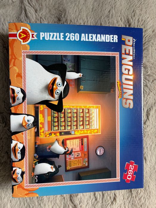 Puzzle 260 Pingwiny z madagaskaru
