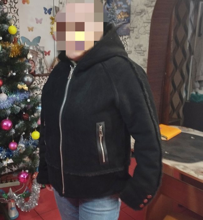 Дубленка з шубою двухстороння