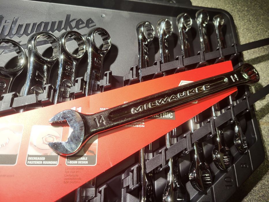 Milwaukee набір ключі max bite 11 шт. Рожково накидних