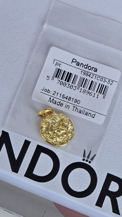 Pandora Charms lew zawieszka oryginalna jak nowa