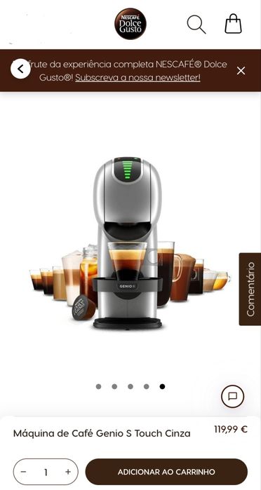 Máquina Café Dolce Gusto Genio S Touch