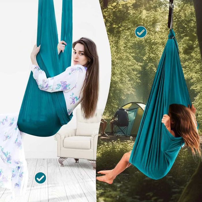 iPalamila Aerial Yoga zestaw hamak do jogi, chusta akrobatyczna