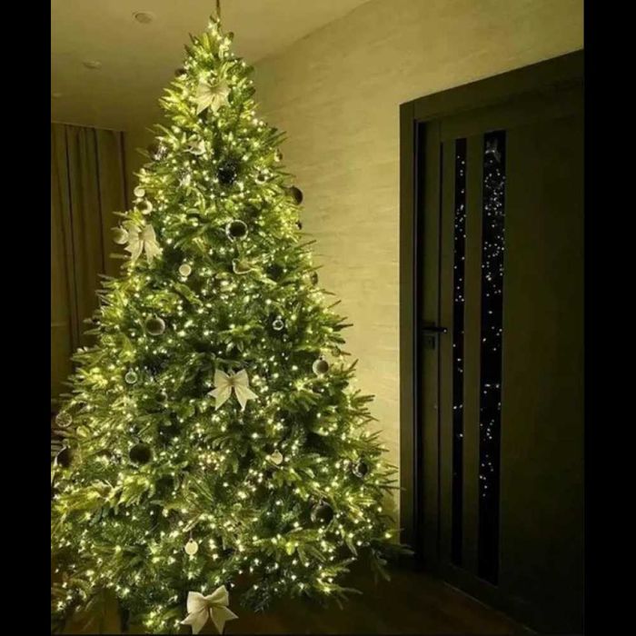 Светодиодная гирлянда "Роса" 120м 1200 Led теплый цвет, 8 режимов 220В