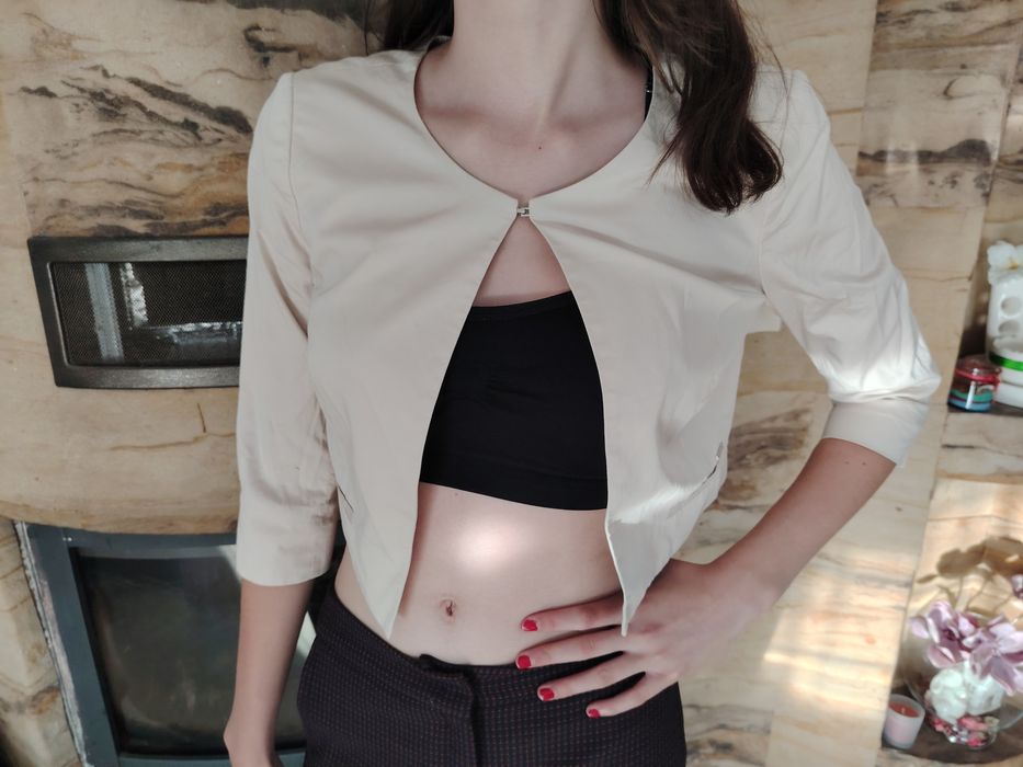 Żakiet bolerko Solar roz 38