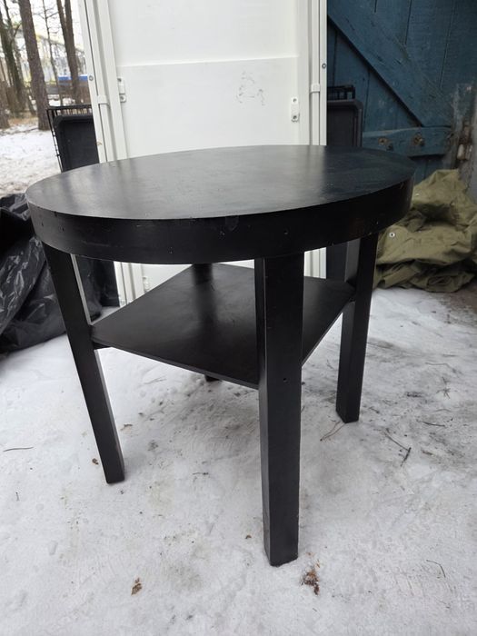 Stolik drewniany okrągły