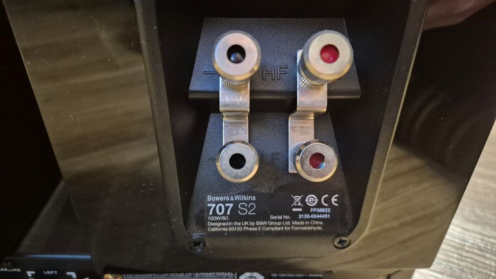 Kolumny B&W 707 S2 plus wzmacniacz zintegrowany NAD C338 8