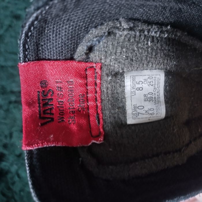 Buty Vans Sk8 Hi czarne roz. 39 (25cm)