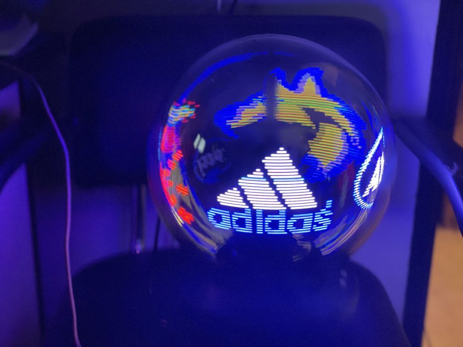 Kula miraBall ruchome logo REKLAMA!