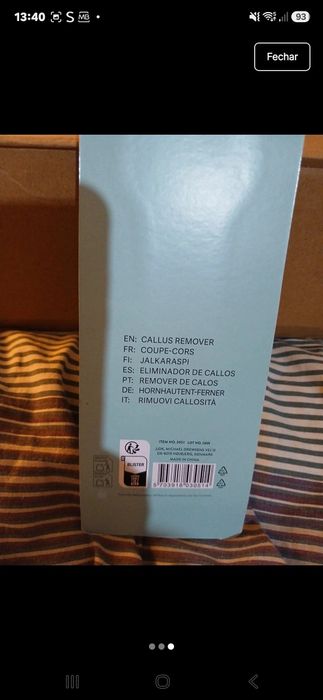 Removedor de calos, Feet, novo