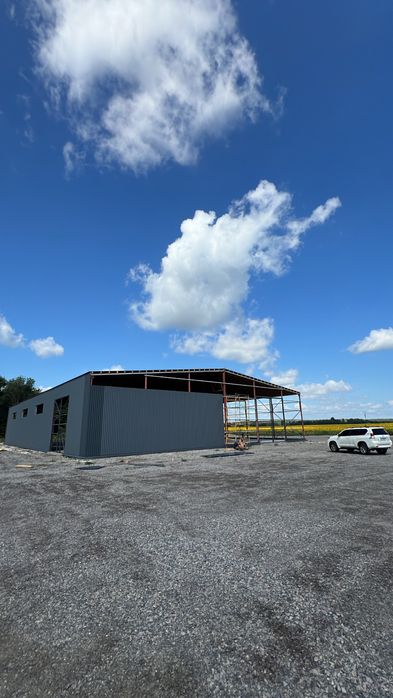 Ангар 29м ширина 40м довжина 5,5м висота