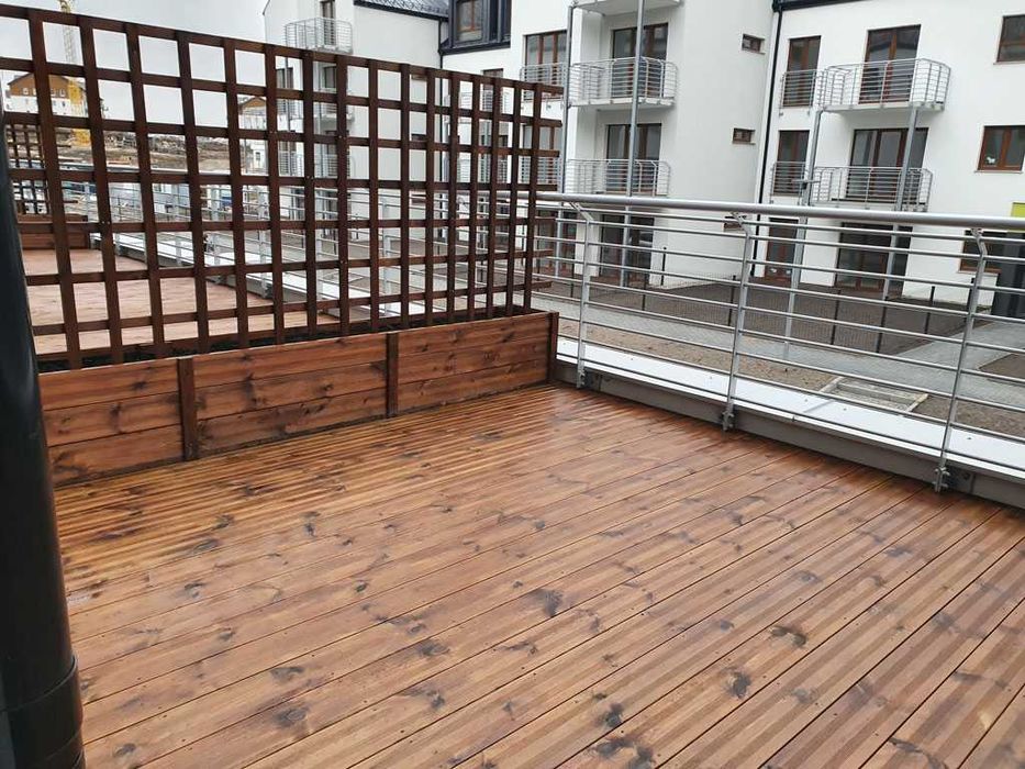 Zlecenia na montaż, modułowe tarasy pod domki Holenderskie, Kempingi