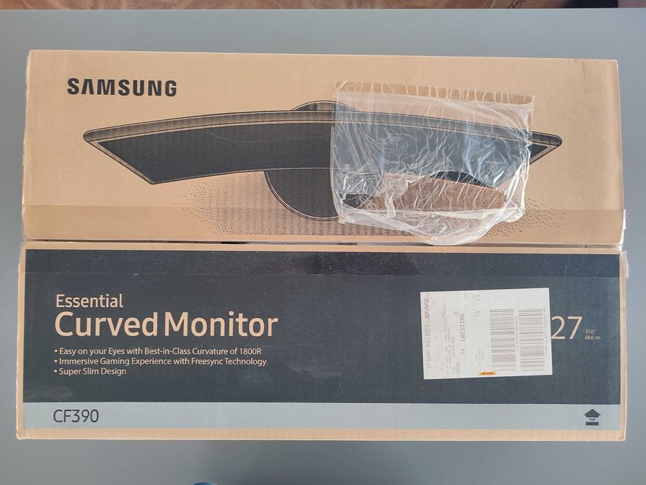 Monitor Curvo Samsung 27" FHD CF390