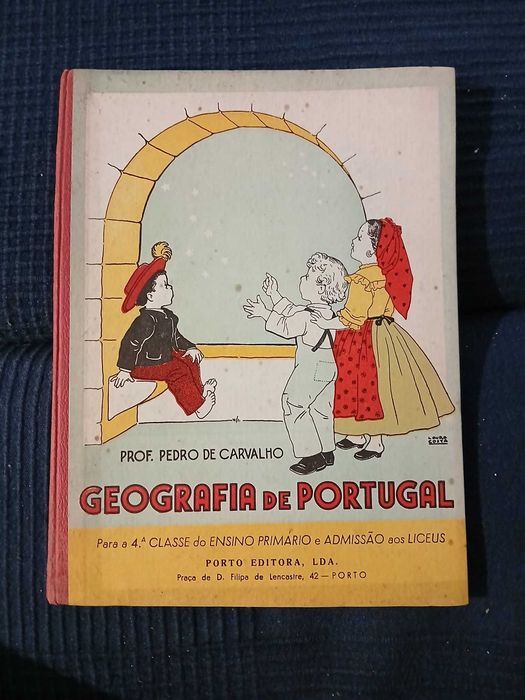 Book "Geography of Portugal" by Prof. Pedro Carvalho, 1950